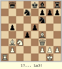 17... La3!